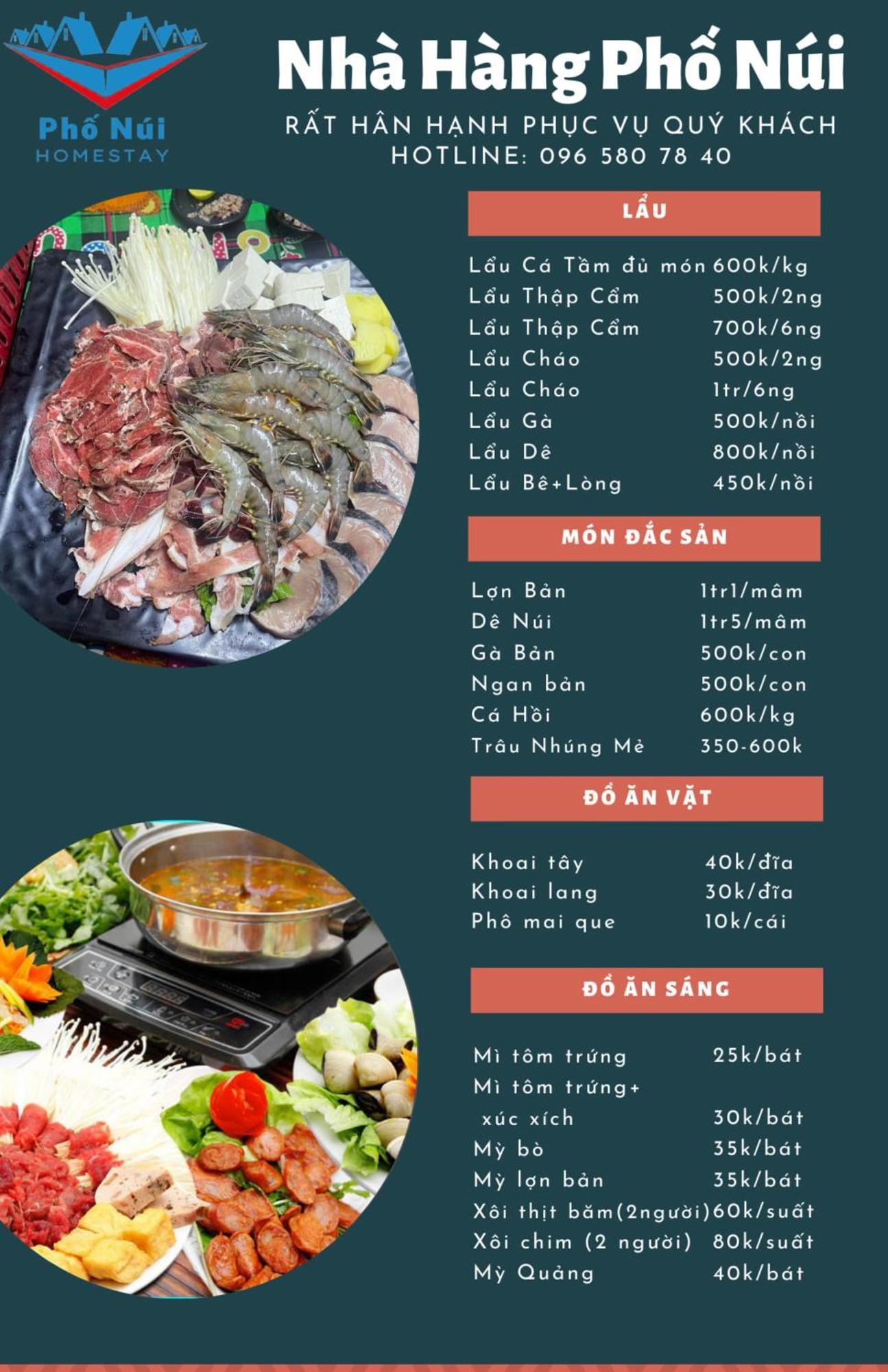 Nha Hang Homestay Pho Nui Bac Yen Kültér fotó