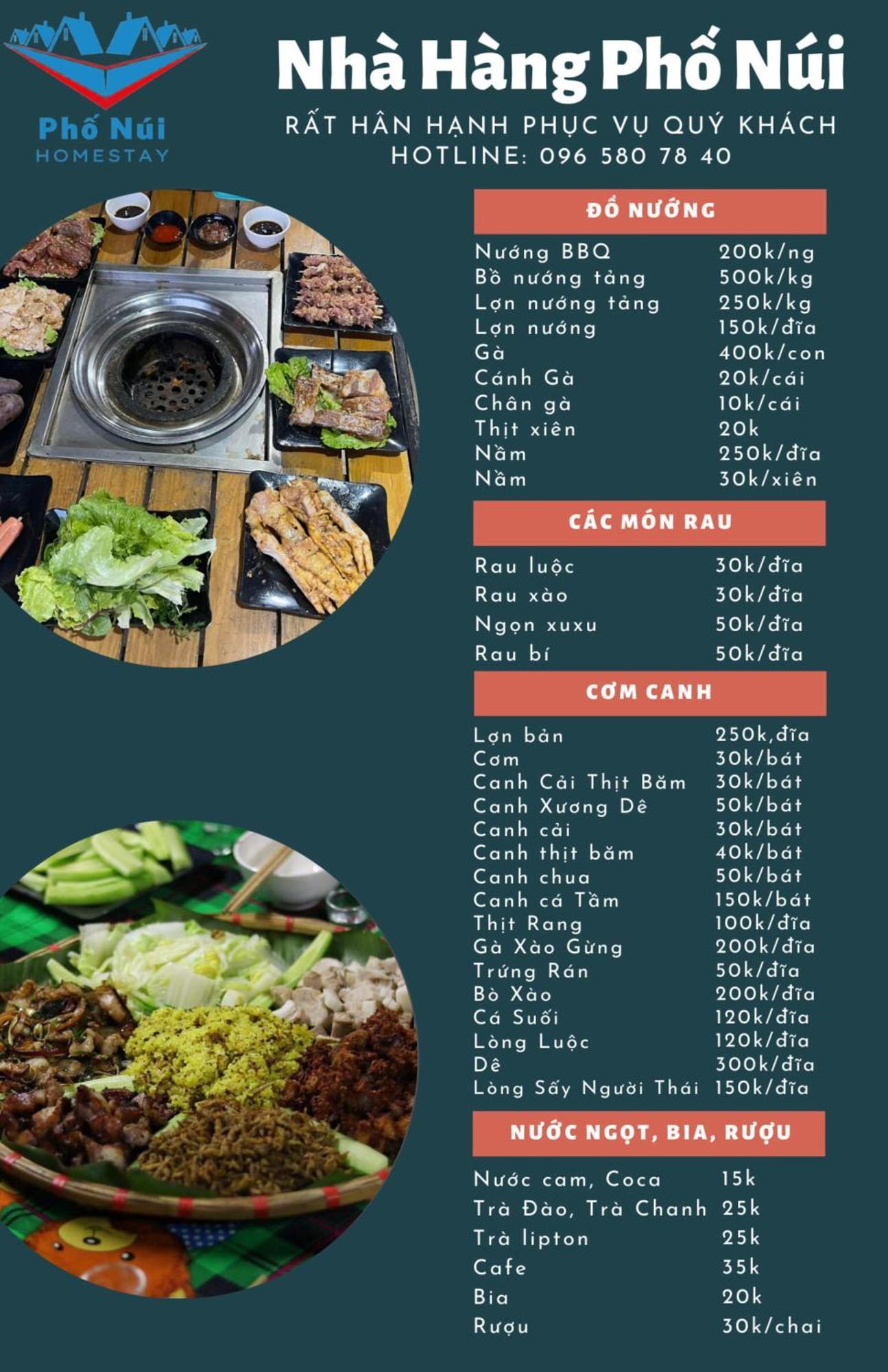 Nha Hang Homestay Pho Nui Bac Yen Kültér fotó